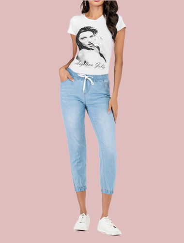 Jeans con goma - Modelo Luz
