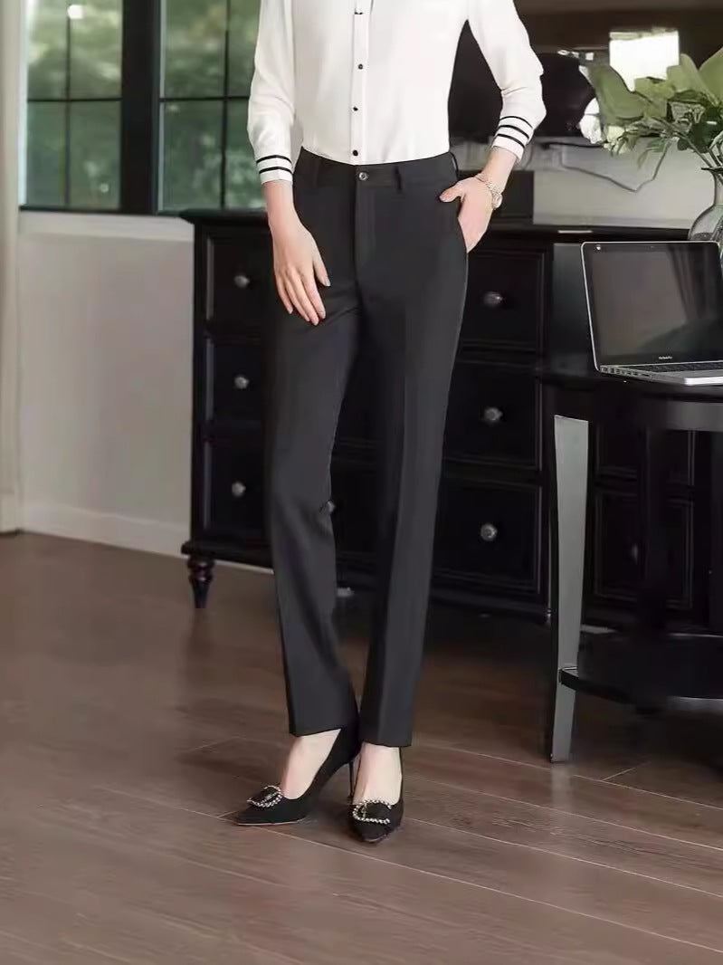 Pantalón recto negro - Modelo Elas