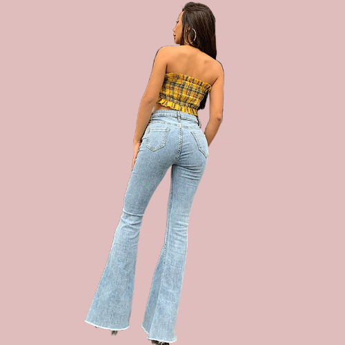 Jeans flare - Modelo Darí