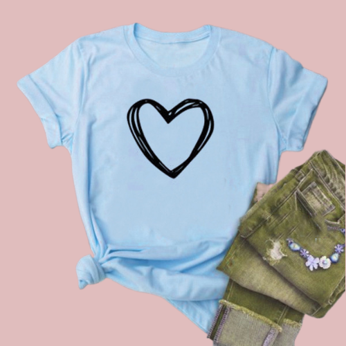 Camiseta de manga corta - Modelo Love