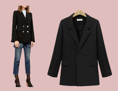 Blazer con botones - Modelo Mou