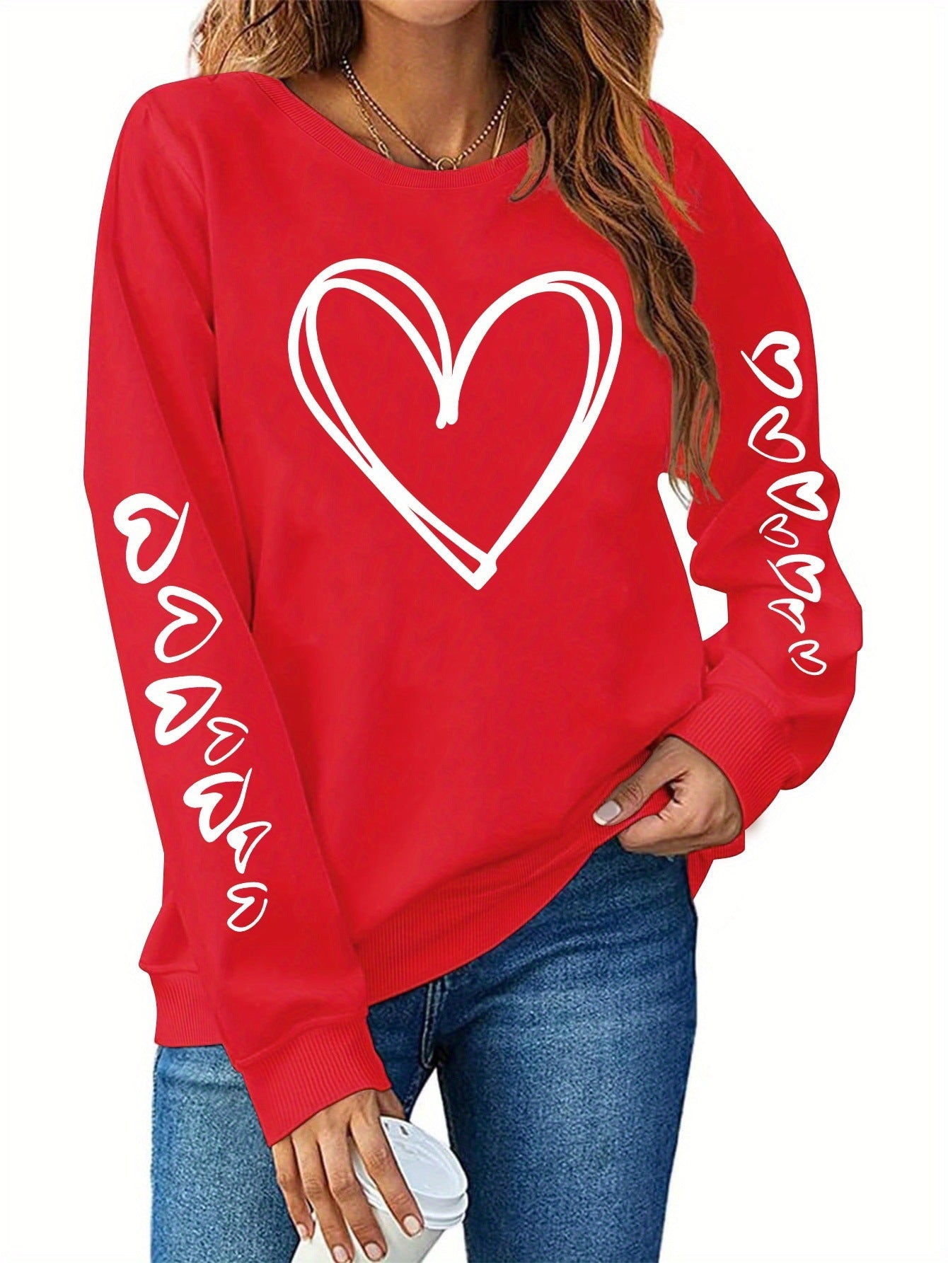 Sudadera roja - Modelo Lovely