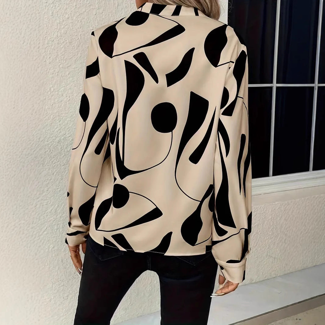 Blusa estampada - Modelo Abstract