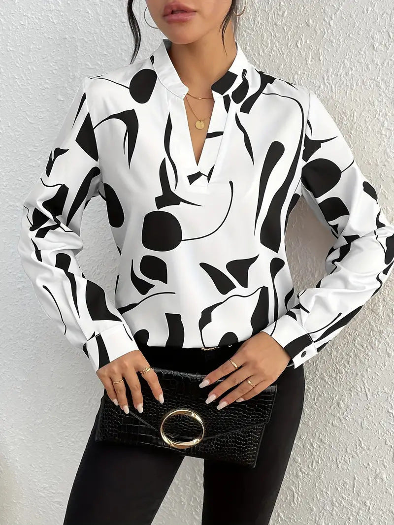 Blusa estampada - Modelo Abstract