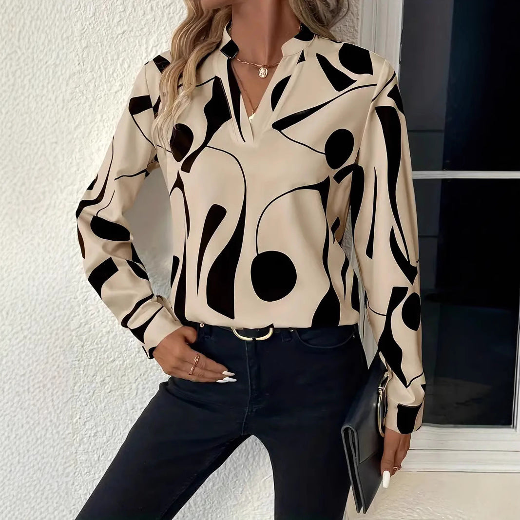 Blusa estampada - Modelo Abstract