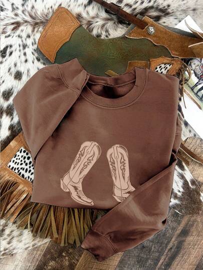 Sudadera con dibujo - Modelo Cowboy