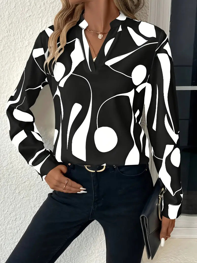 Blusa estampada - Modelo Abstract