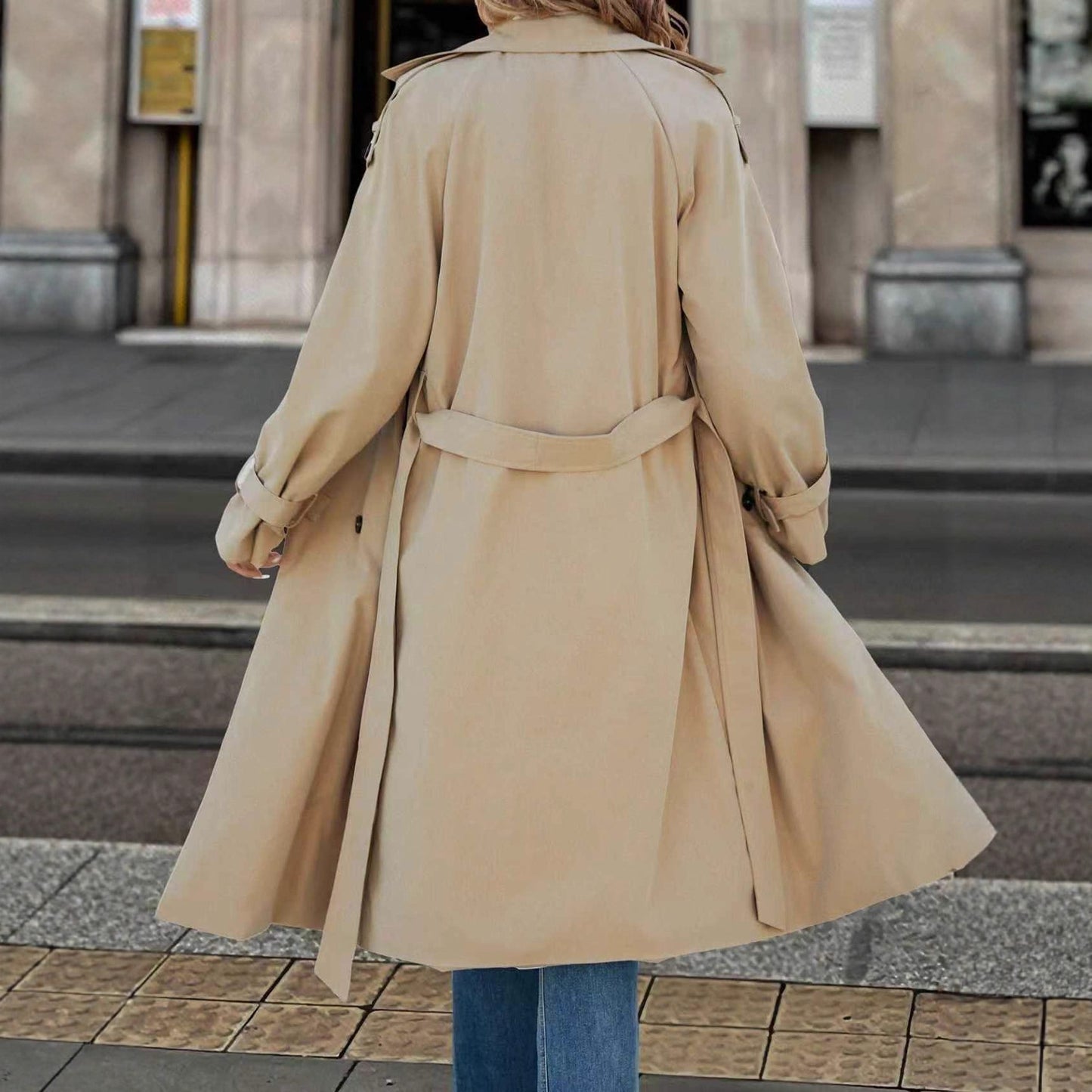 Gabardina con interior forrado- Modelo Eira
