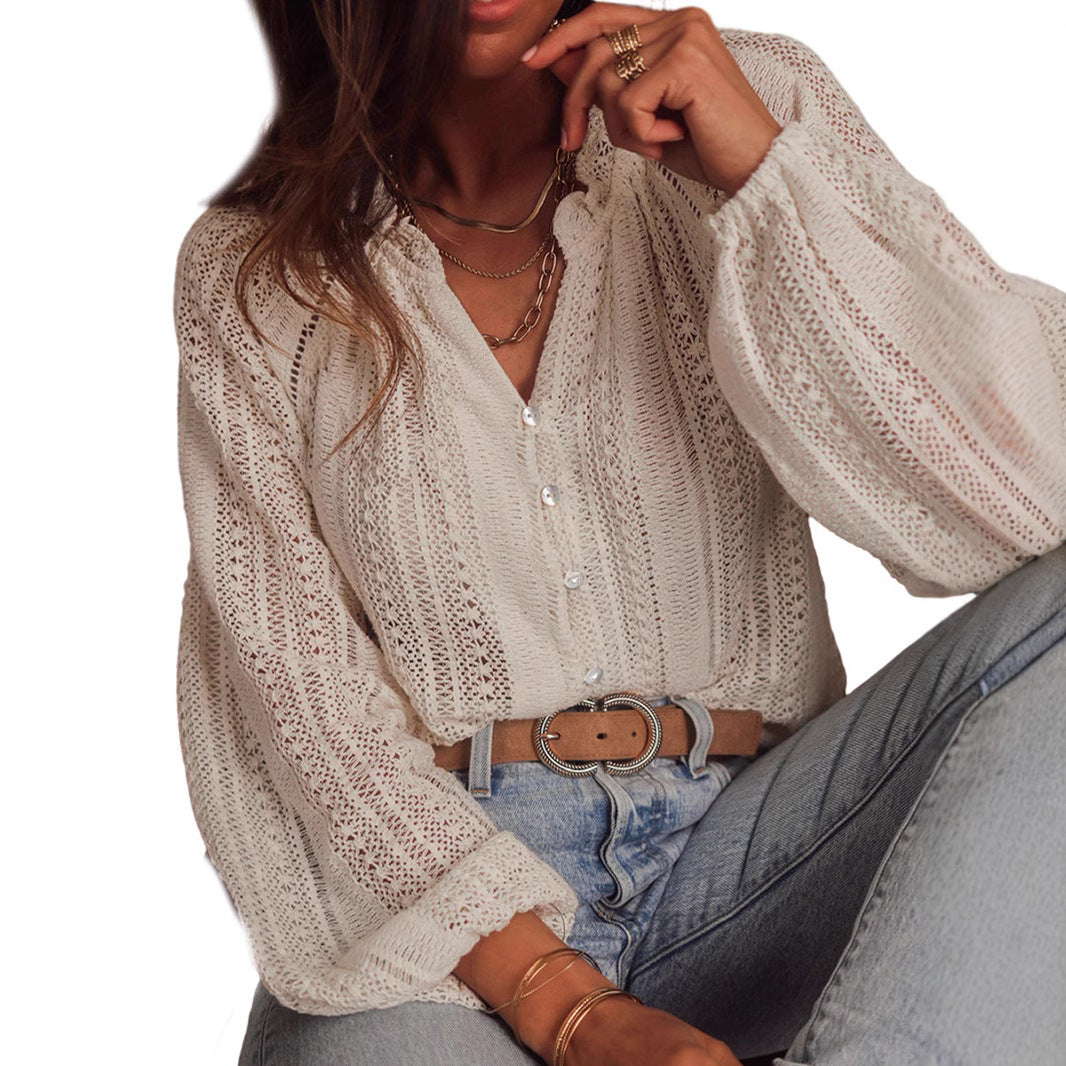 Blusa de encaje - Modelo Autumn