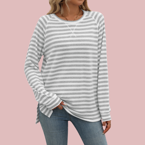 Camiseta de manga larga a rayas - Modelo Marinera
