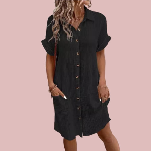 Vestido camisero abotonado - Modelo Cool Summer