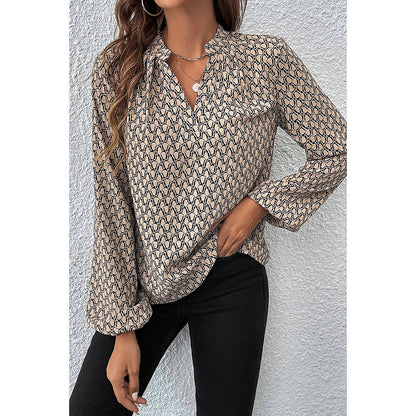 Blusa estampada - Modelo Escama