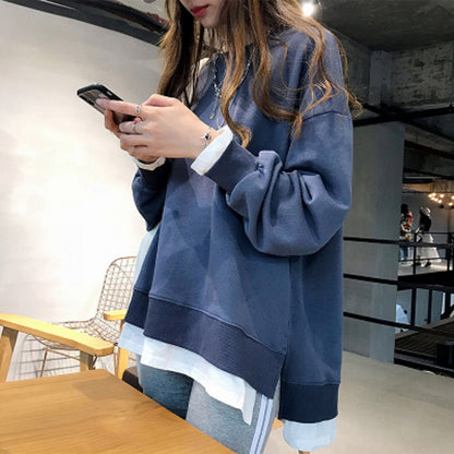 Sudadera básica sin capucha - Modelo Fátima