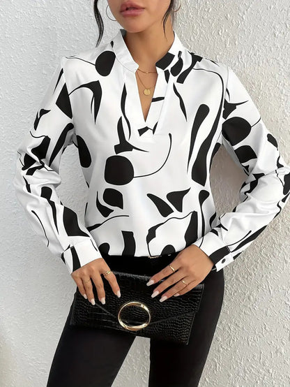 Blusa estampada - Modelo Abstract