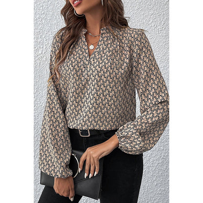 Blusa estampada - Modelo Escama