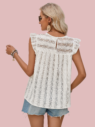 Blusa con blonda - Modelo Wendy