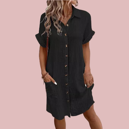 Vestido camisero abotonado - Modelo Cool Summer