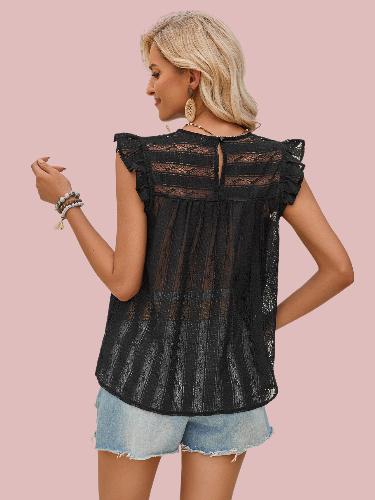 Blusa con blonda - Modelo Wendy